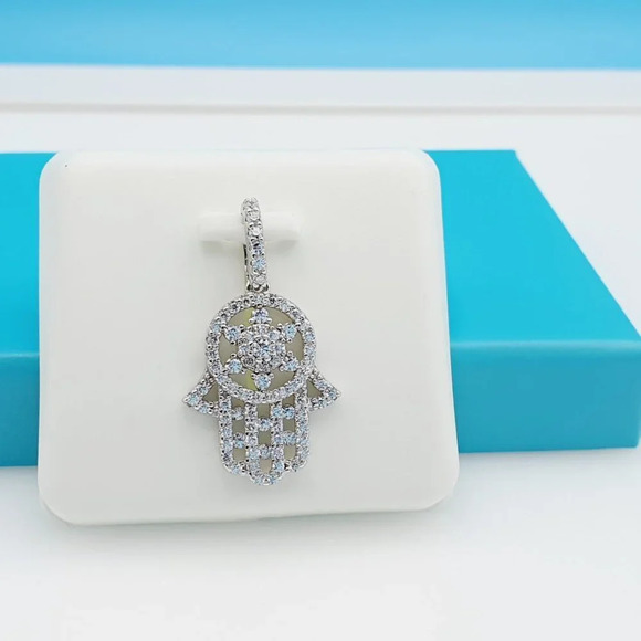 "925 Sterling Silver CZ Beautiful Pendant for Women, 1USPAR4075 - Picture 4 of 10